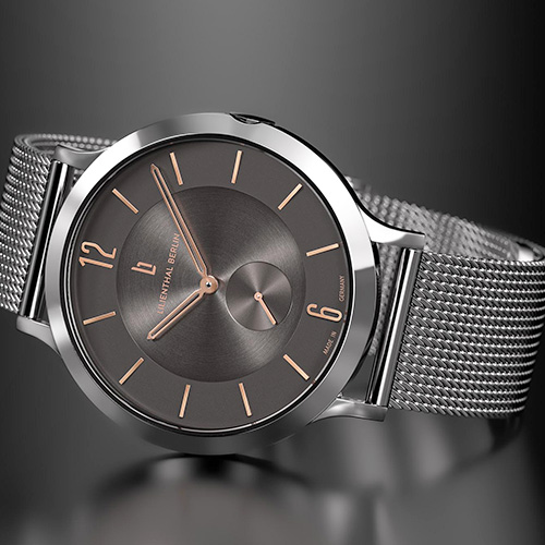 Lilienthal Berlin The Classic Silver Anthracite - L01-117-B023AS -  42,5 mm 