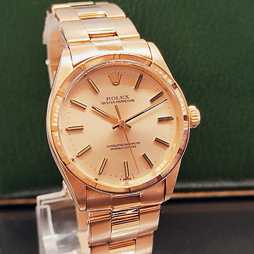 Rolex Oyster Perpetual Herren Automatikuhr Gold Ref. 1007