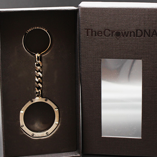 TheCrownDNA Schlüsselanhänger Winter Juweliere aus - exklusiven Motiv einer | Lünette Uhrenmarke Edelstahl
